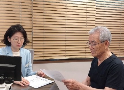 상열하한 자율신경 진료 상담 장면